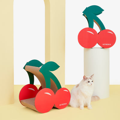 VETRESKA Fruity Cat Scratcher Post – Cherry