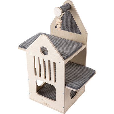 HONEYPOT CAT Solid Wood Cat Tree 210195S. Arrive within 3 weeks