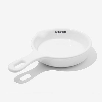 BRIDGE DOG MINI PAN WHITE (GLOSS)