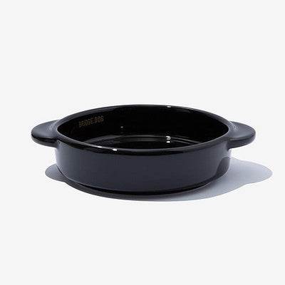 BRIDGE DOG MINI POT BLACK (GLOSS)