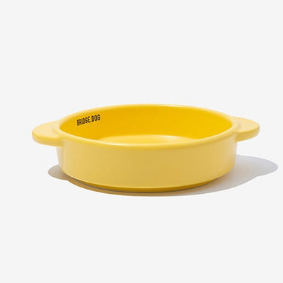 BRIDGE DOG MINI POT YELLOW (MATTE)