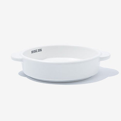 BRIDGE DOG MINI POT WHITE (MATTE)