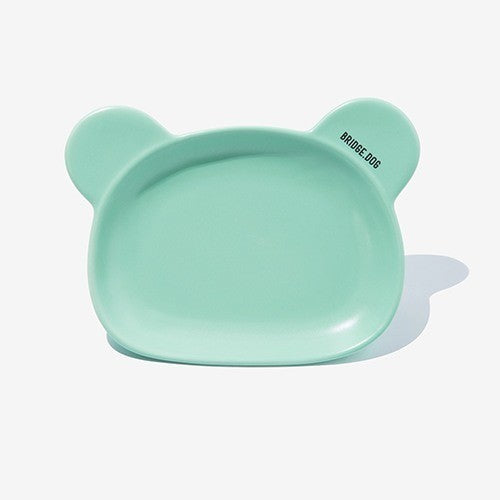 BRIDGE DOG BEAR DISH MINT (MATTE)