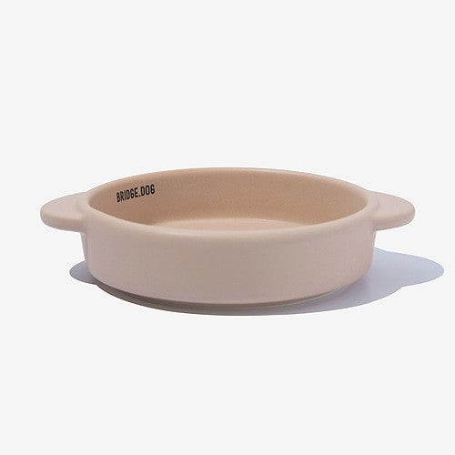 BRIDGE DOG MINI POT BEIGE (MATTE)
