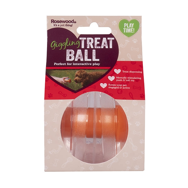 Rosewood Giggling Sound Interactive Treat Ball