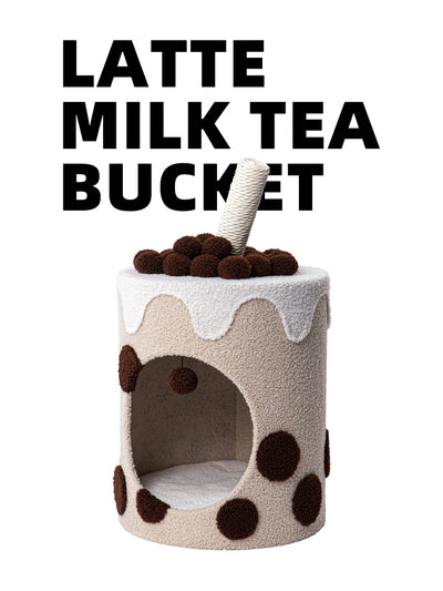 HONEYPOT CAT Latte Milk Tea Bucket - Irresistible Cat Milk Tea