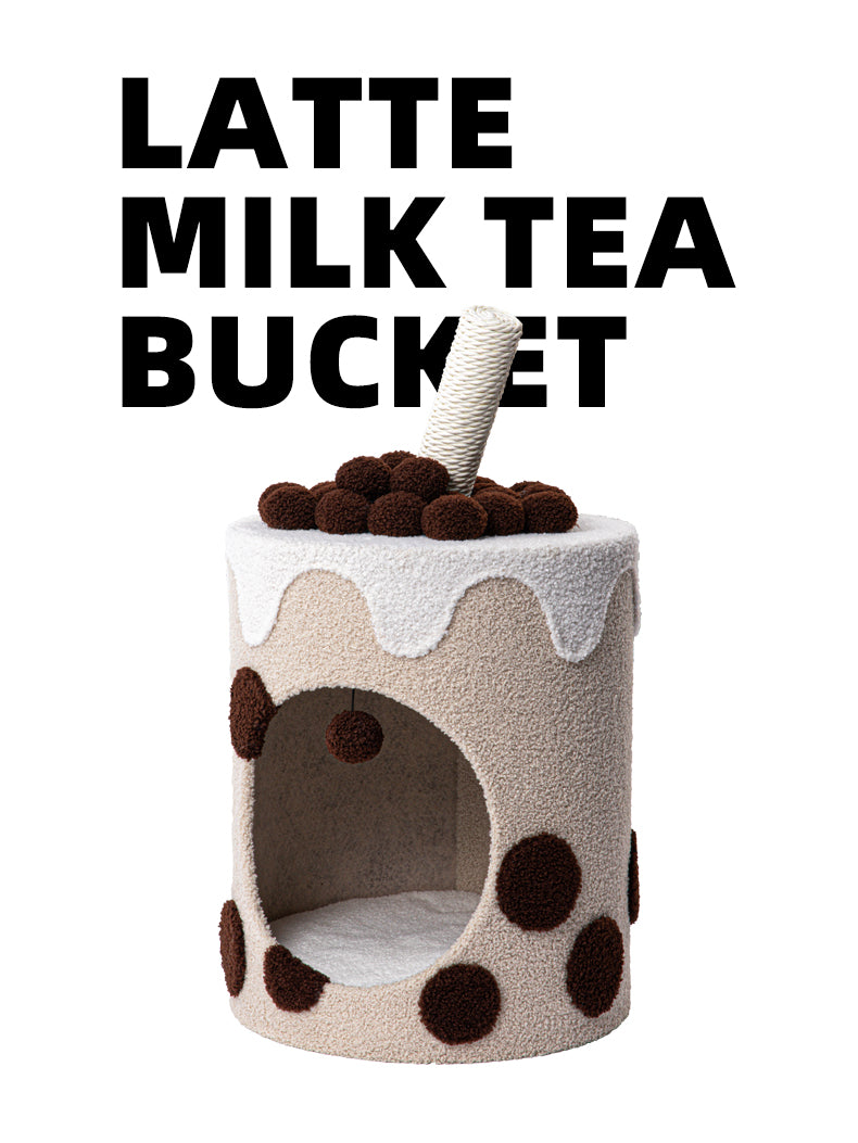 HONEYPOT CAT Latte Milk Tea Bucket - Irresistible Cat Milk Tea. Arrive within 3 weeks