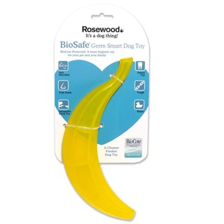 Rosewood BioSafe Germ Smart Dog Toy Banana