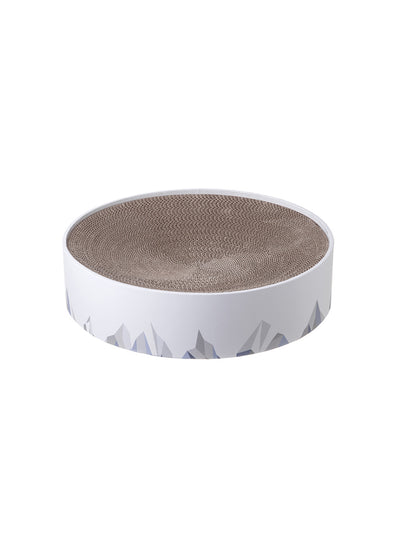 PIDAN Round Cat Scratcher with Geometric Pattern