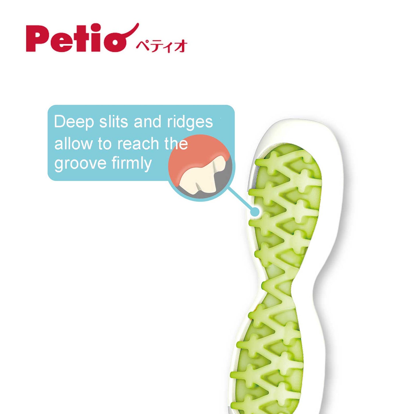 Petio Dental Chewing Rubber Bone Toy Soft