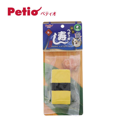 Petio Sushi Series Latex Squeaky Dog Toy Egg