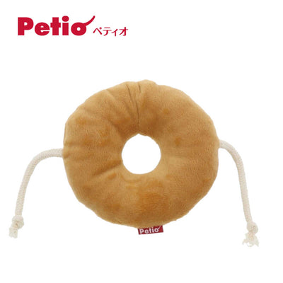 Petio Bakery Series Bagel Plush Squeaky Dog Toy