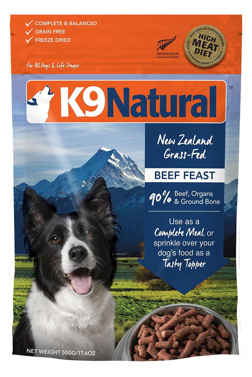 K9 Natural Freeze Dried Beef Feast Bundi Pet Supplies