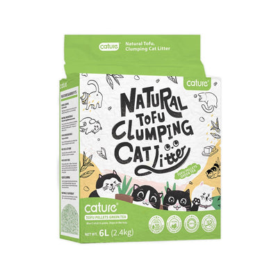 CATURE Tofu Clumping Cat Litter Green Tea 6L/2.4Kg