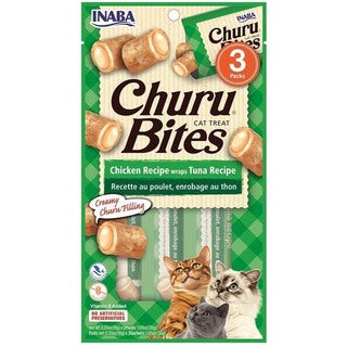 Inaba- Churu Bites Chicken Recipe wraps Tuna Recipe