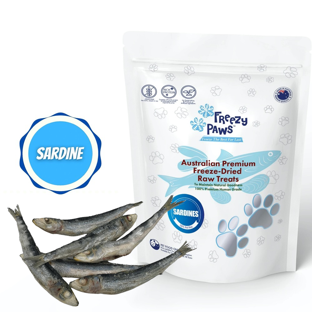 Freezy Paws Premium Human Grade Whole Sardine 80g