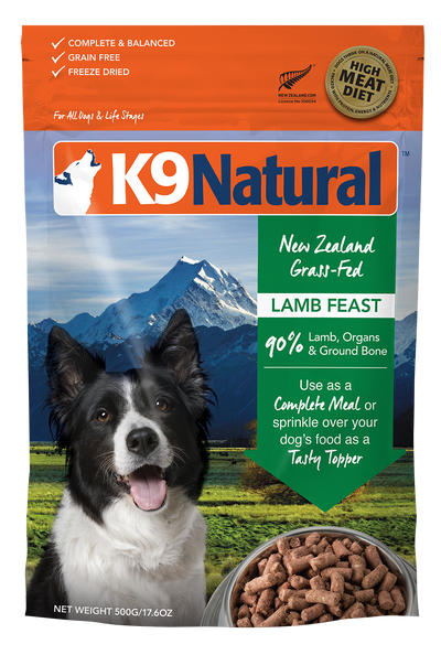 K9 Natural Freeze Dried Lamb Feast Bundi Pet Supplies