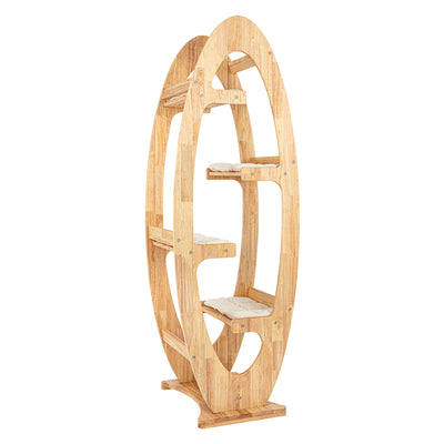 HONEYPOT CAT® MiaoZuo Solid Wood Cat Tree 173cm #ag190501. Arrive within 3 weeks