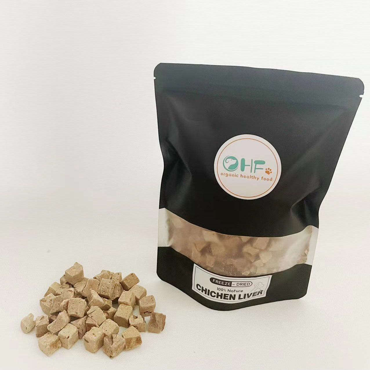 Premium Freeze-Dried Pet Food: Chicken Heart, Neck, Green Lipped Mussels, & Egg Yolk Flavors