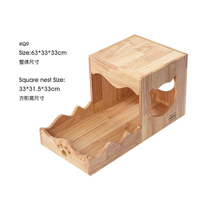 HONEYPOT CAT Solid Wood Cat Tree - Q9.Arrive within 3 weeks