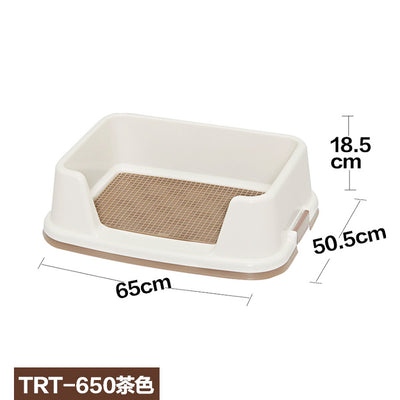HONEYPOTCAT* IRIS Training Tray for Dog/Toilet with Protection Wall Every Side for No Leak, Spill, Accident - Keep Paws Dry and Floors Clean