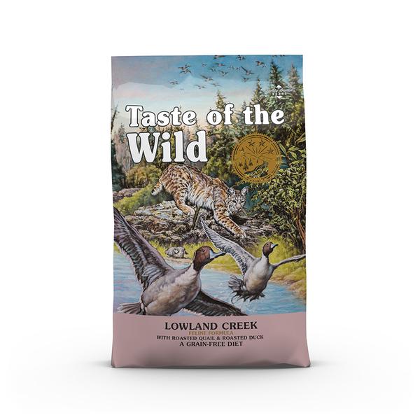 TASTE OF THE WILD Lowland Creek Feline Formula with Roasted Quail & Roasted Duck