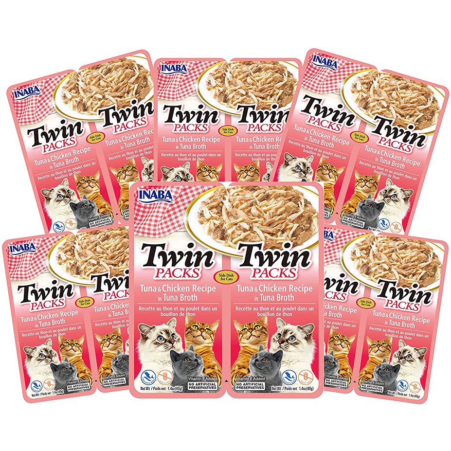 Inaba- Twin Packs Tuna with Chicken in Tuna Flavored Broth