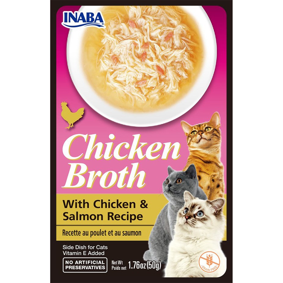 Inaba- Chicken Broth - Chicken & Salmon