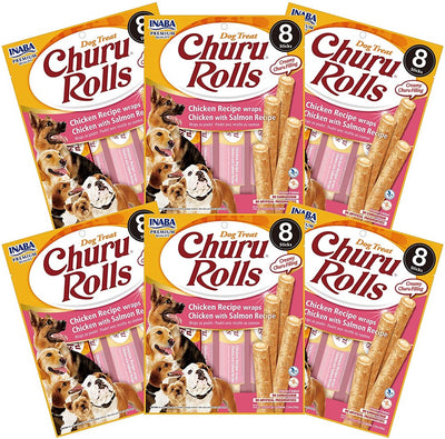 Inaba- Churu Rolls Chicken Recipe wraps Chicken with Salmon Recipe