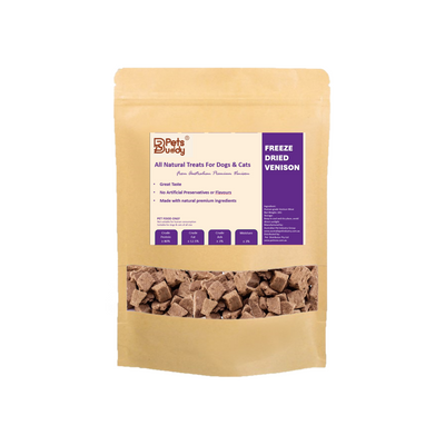 PetsBuddy Freeze Dried Treat Venison 1kg