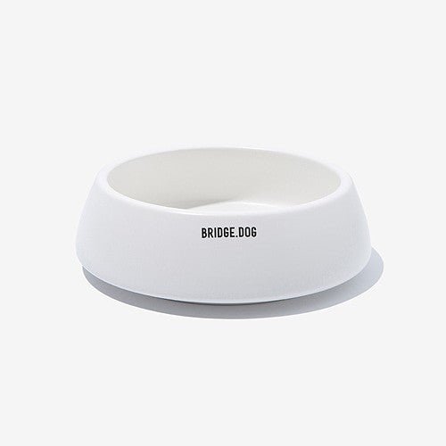 BRIDGE.DOG Ladder White Pet Bowl (Matte) - Chokyo Pet