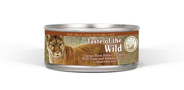 TASTE OF THE WILD Canyon River Feline® Formula with Trout & Salmon in Gravy