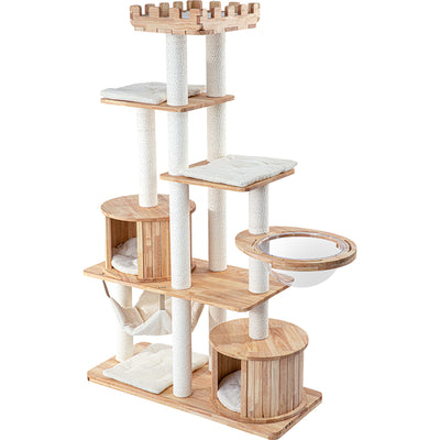 HONEYPOT CAT® MiaoZuo Premium Solid Wood Cat Tree 176CM #AG210316PRO. Arrive within 3 weeks