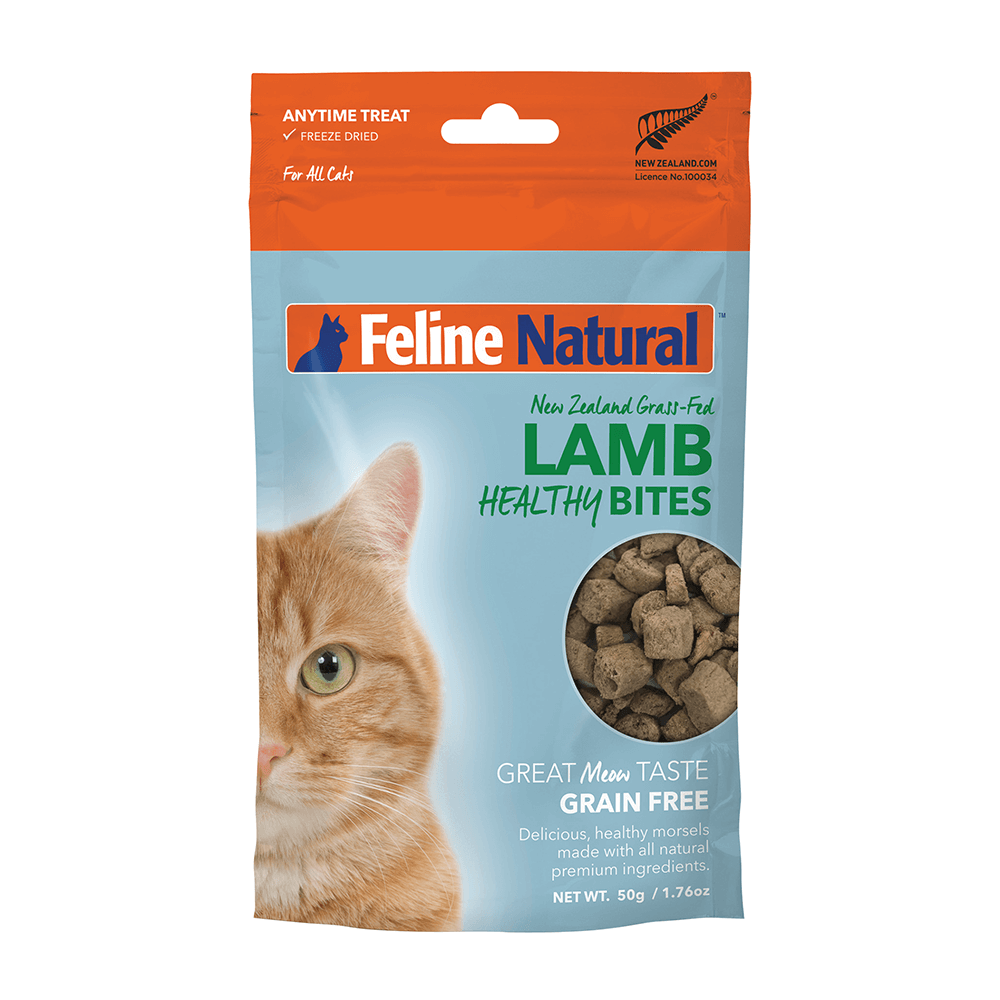 Feline Natural Lamb Healthy Bites For Cat 50g Bundi Pet Supplies