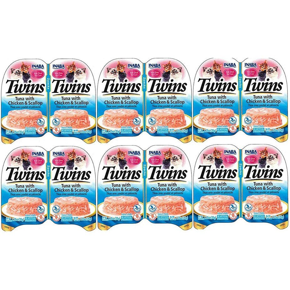 Inaba- Twins Tuna & Chicken with Scallop Recipe - Chokyo Pet