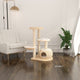 TORA* HONEYPOT CAT 102cm Rattan Pinewood Cat Tree (Model 210011) - Chokyo Pet